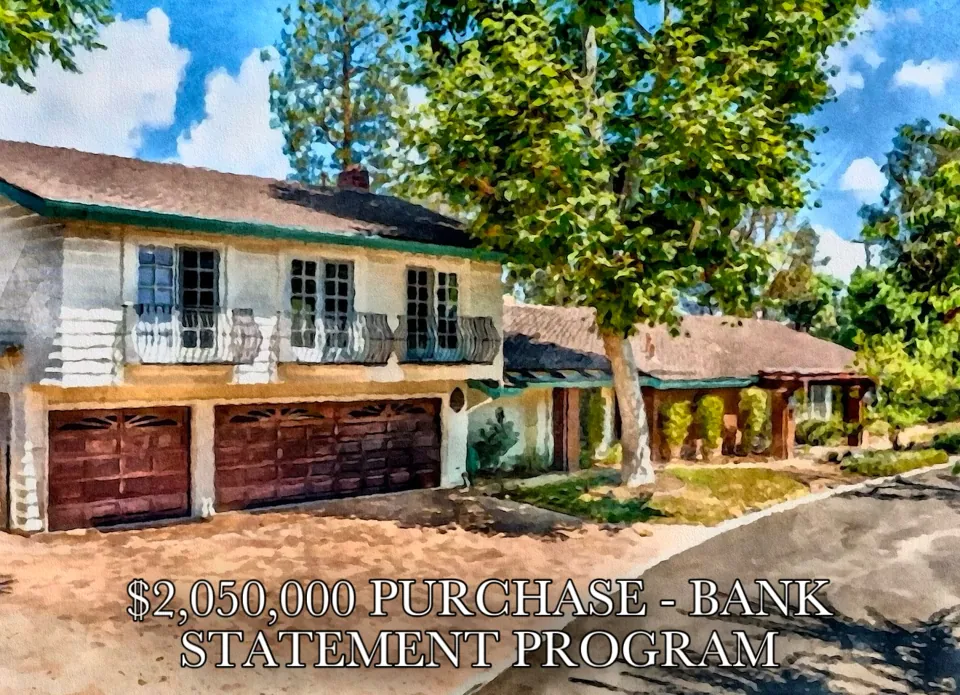 Watercolor of a $2 million bank statement purchase