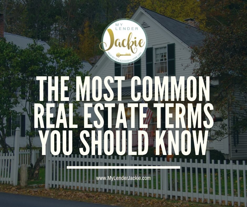 Common real estate and mortgage terms