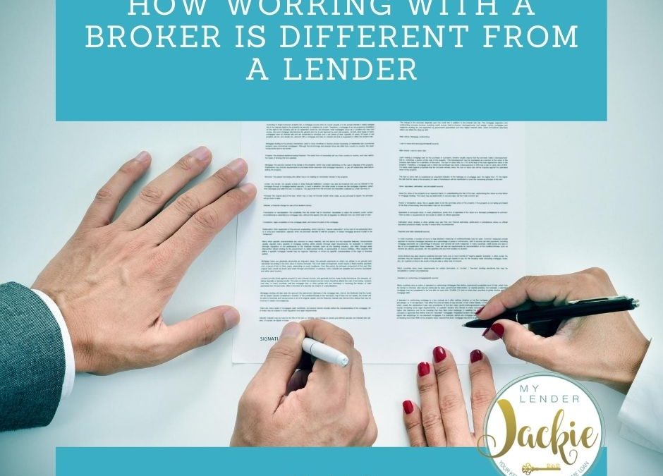 How Working with a Broker is Different from a Lender