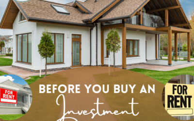 Before You Buy an Investment Property