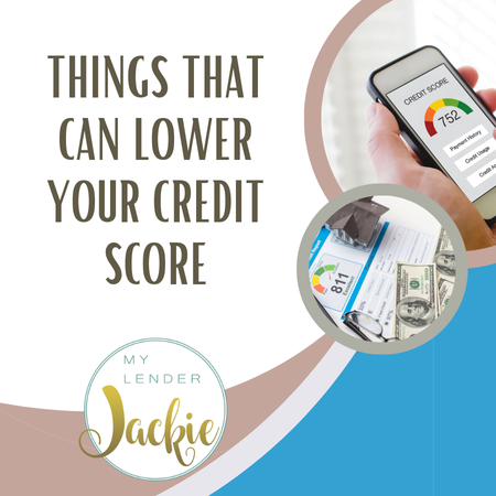 Things That Can Lower Your Credit Score